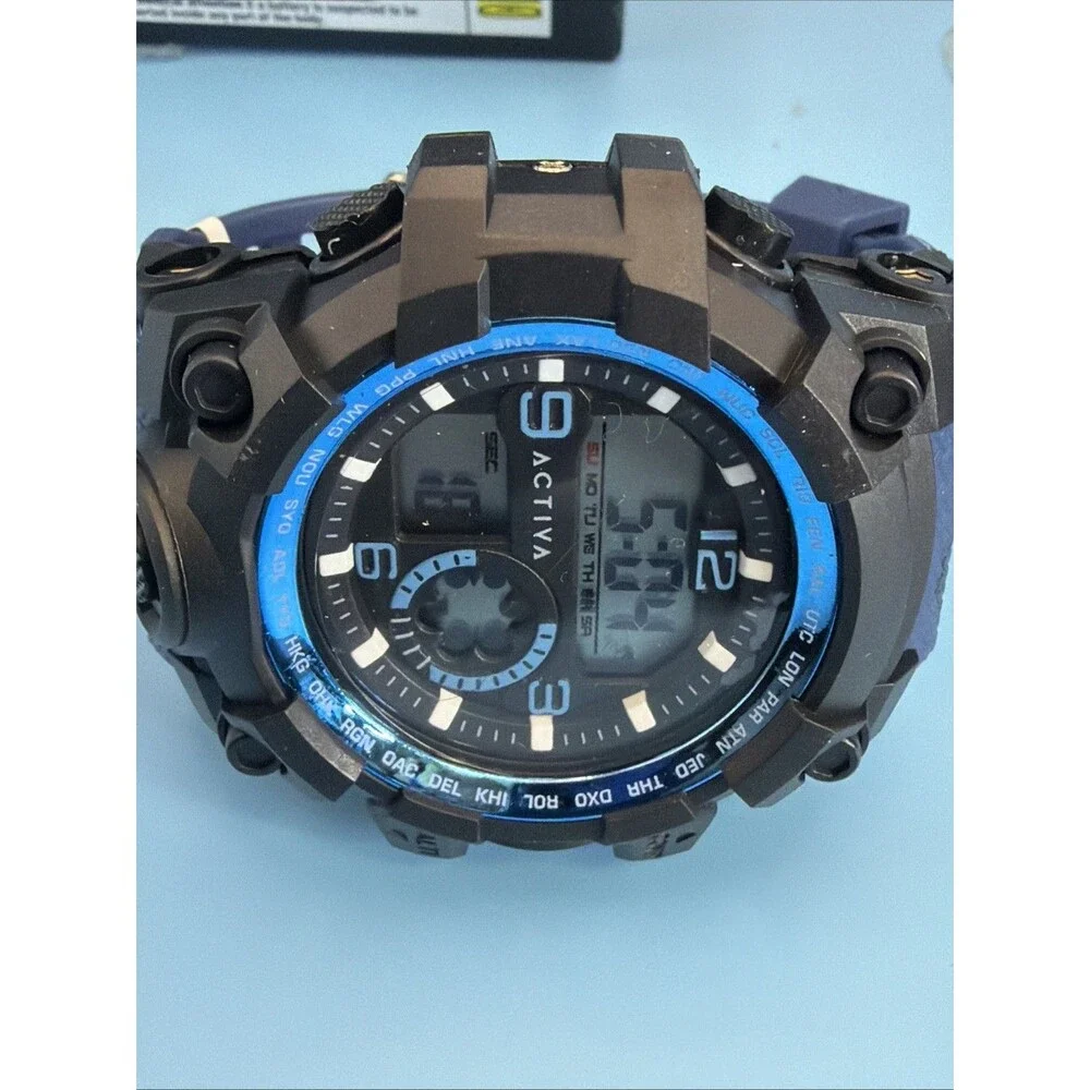 ACW435-003 - Activa Endurance X Invicta Men's Digital Watch - 54.5mm. Blue